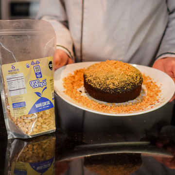 Torta de chocolate con maní